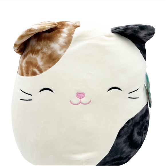 NEW Squishmallows Official Kellytoy 16 Inch Cameron the Cat Tie Dye Soft Plush - Picture 3 of 8